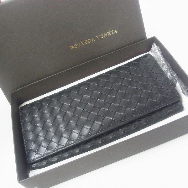 実際に弊社で買取させて頂いたBOTTEGA VENETA/ボッテガヴェネタ イントレチャート 財布/ロングウォレット/120697 V4651 1000の画像 8枚目