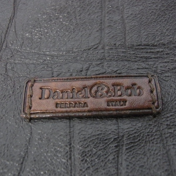 実際に弊社で買取させて頂いたDaniel&Bob/ダニエル&ボブ JASMINE/ジャスミン COCCONE/コッコーネ クロコ型押し 2way ショルダーバッグの画像 5枚目