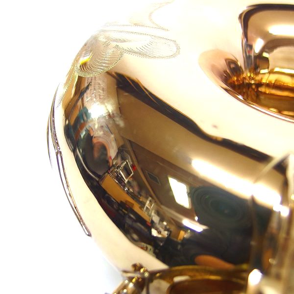 実際に弊社で買取させて頂いた★H.SELMER/セルマー SA80Ⅱ Super Action SERIE2 W/E GL 彫刻入り テナーサックス 純正ケース付の画像 6枚目