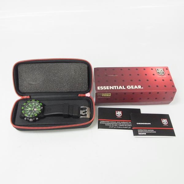 実際に弊社で買取させて頂いた【動作未確認】LUMINOX/ルミノックス SERIES 3080 クロノグラフ腕時計の画像 7枚目