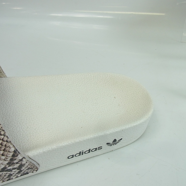 実際に弊社で買取させて頂いたadidas/アディダス HYKE ADILETTE PYTHON/ハイク アディレッタ パイソン 伊勢丹限定/サンダル S76700/29.5の画像 4枚目