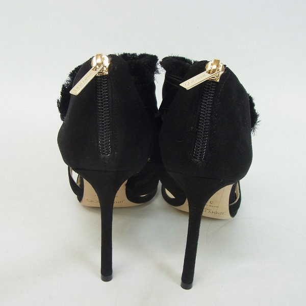 実際に弊社で買取させて頂いたJIMMY CHOO/ジミーチュウ KIKI100 スエード パンプス/サンダル 37.5の画像 1枚目