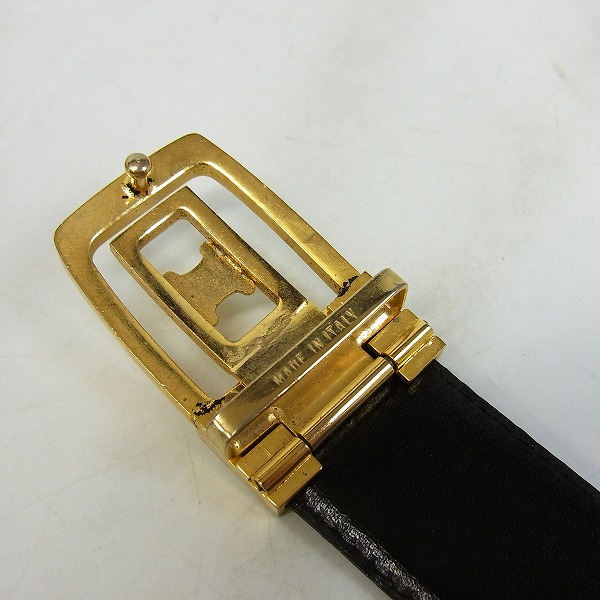 実際に弊社で買取させて頂いたCELINE/セリーヌ メンズ レザー ベルトの画像 2枚目