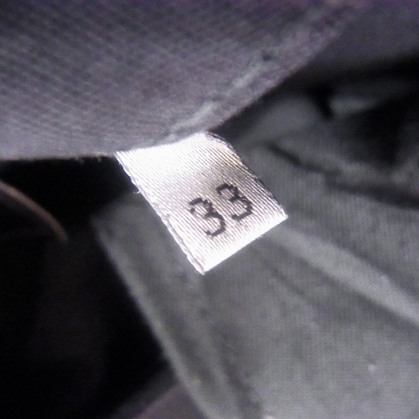 実際に弊社で買取させて頂いたChristian Dior/クリスチャンディオール  ストレートパンツ ブラック /33の画像 3枚目