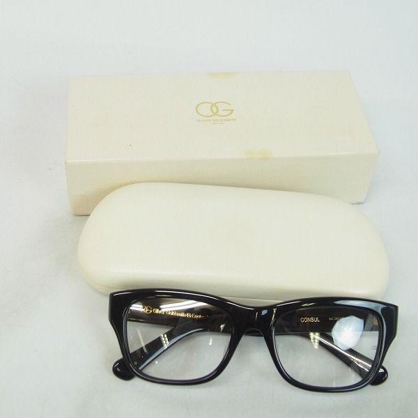 実際に弊社で買取させて頂いたOLIVER GOLDSMITH/オリバーゴールドスミス CONSUL 眼鏡/メガネフレームの画像 7枚目