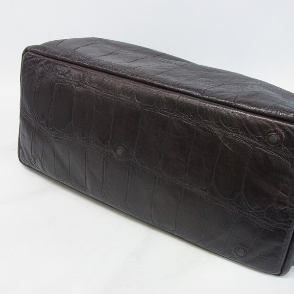 実際に弊社で買取させて頂いたDaniel&Bob/ダニエル&ボブ JASMINE/ジャスミン COCCONE/コッコーネ クロコ型押し 2way ショルダーバッグの画像 3枚目