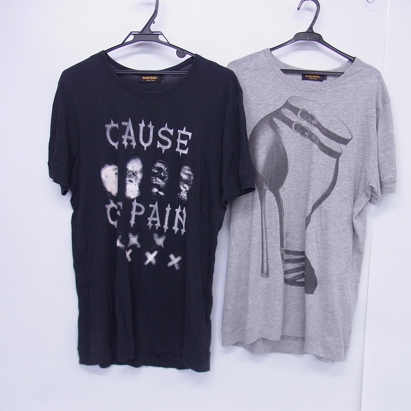 実際に弊社で買取させて頂いたDIESEL BLACK GOLD/ディーゼル ブラックゴールド 半袖 カットソー/Tシャツ 2点セット