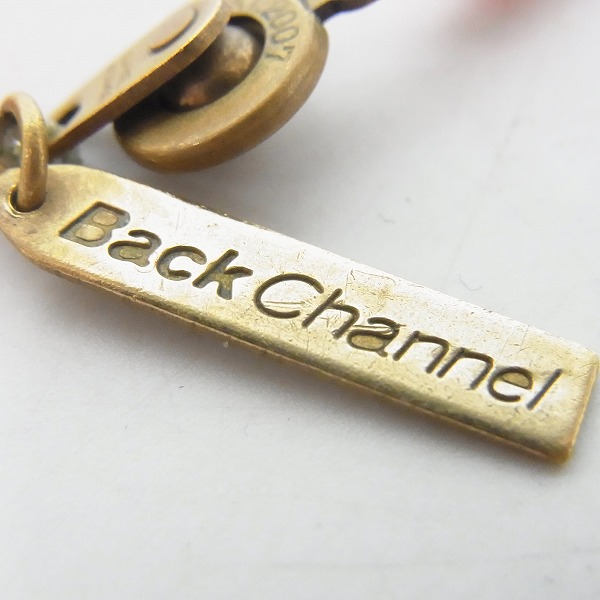 実際に弊社で買取させて頂いたBack Channel/バックチャンネル ブランドロゴタグ付き ビーズブレスレット 2点セットの画像 3枚目