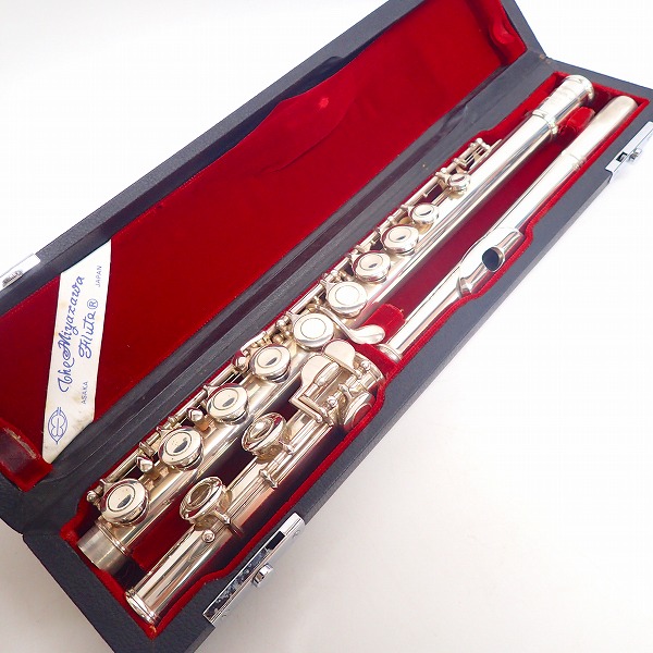 実際に弊社で買取させて頂いたMiyazawa Flute/ミヤザワ フルート MC-300S A:442 