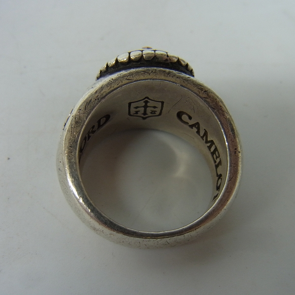 実際に弊社で買取させて頂いたLord Camelot/ロードキャメロット クロスモチーフ ガレッジリング/19号の画像 4枚目