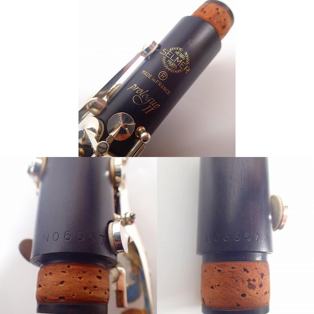 実際に弊社で買取させて頂いた★SELMER/セルマー PROLOGUE II/プロローグ 2 Bbクラリネットの画像 1枚目