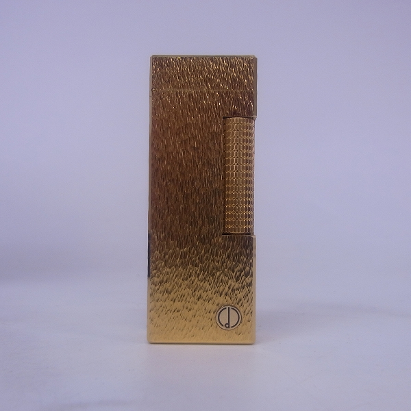 実際に弊社で買取させて頂いたdunhill/ダンヒル サイドローラー ガスライター ゴールド の画像 1枚目