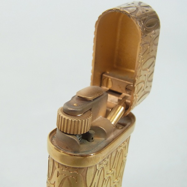 実際に弊社で買取させて頂いたCartier/カルティエ ハッピーバースデー ガスライター ゴールドの画像 3枚目