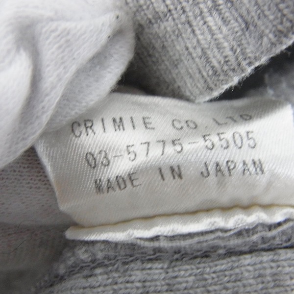 実際に弊社で買取させて頂いたCRIMIE/クライミー ジップアップパーカー マリアプリント/Lの画像 4枚目