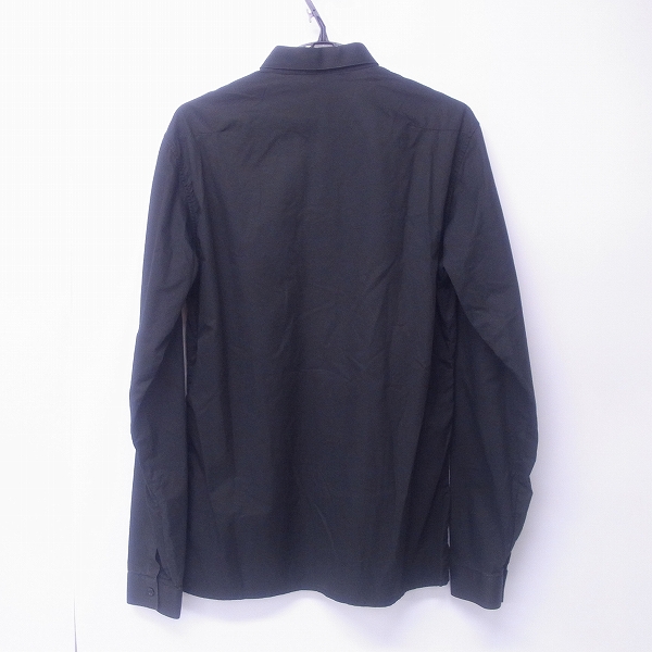 実際に弊社で買取させて頂いたChristian Dior/クリスチャンディオール 長袖シャツ 刺繍 ブラックの画像 1枚目