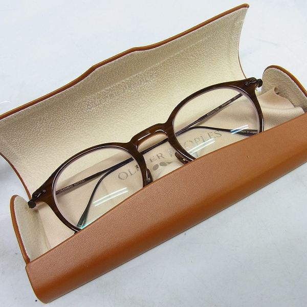 実際に弊社で買取させて頂いたOLIVER PEOPLES/オリバーピープルズ ALDERSON-OTPI/アルダーソン メガネフレームの画像 5枚目