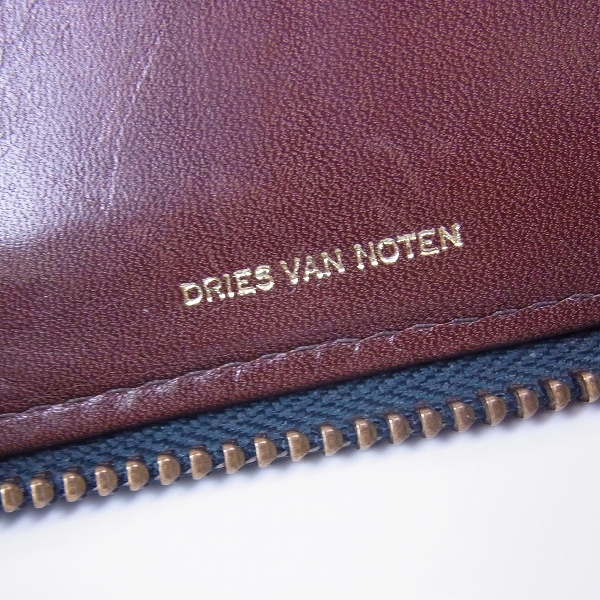 実際に弊社で買取させて頂いたDRIES VAN NOTEN/ドリスヴァンノッテン ペイズリー柄 二つ折り財布の画像 5枚目