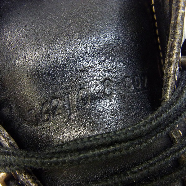 実際に弊社で買取させて頂いたDanner/ダナー USA製 モックトゥ/マウンテンブーツ ブラック/黒 D6210/8の画像 5枚目