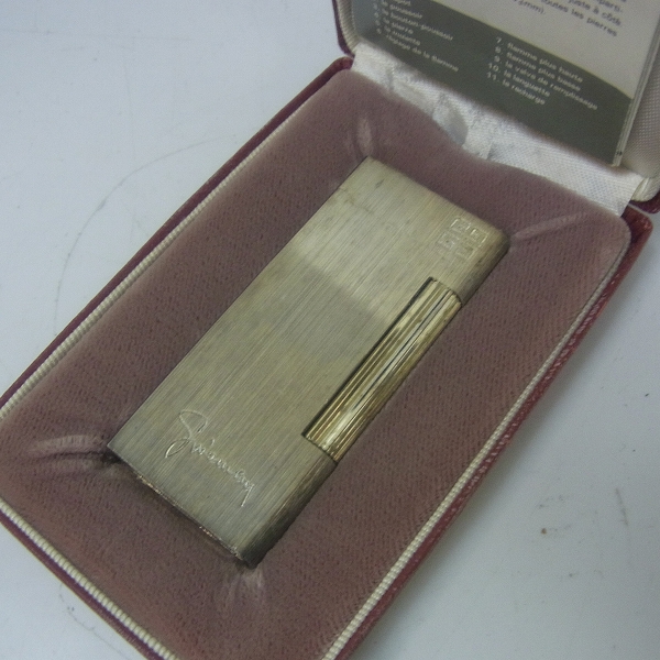 実際に弊社で買取させて頂いたGIVENCHY/ジバンシー ガスライター シルバー