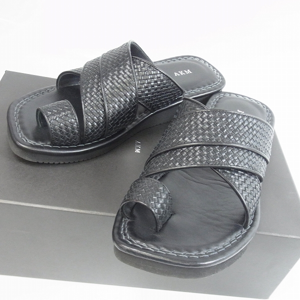 実際に弊社で買取させて頂いたAKM/エーケーエム 16SM VIBRAM LEATHER THUMB SANDAL/レザーサンダル G045/1