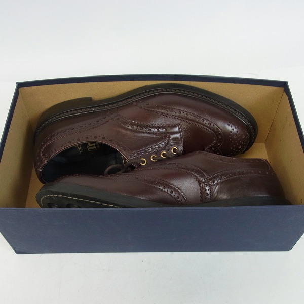 実際に弊社で買取させて頂いたTricker's/トリッカーズ Bouton/バートン レザーシューズ M5633/9の画像 8枚目