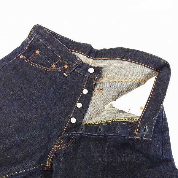 実際に弊社で買取させて頂いたDENIME/ドゥニーム XX ワンウォッシュ 14オンス セルビッチデニム/33の画像 2枚目