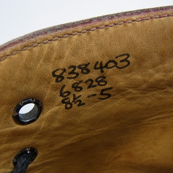 実際に弊社で買取させて頂いたTricker's/トリッカーズ ST JAMES カントリーブーツ 6828 レッド/8.5の画像 5枚目