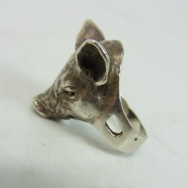 実際に弊社で買取させて頂いた【ギャラ有】CRAZY PIG/クレイジーピッグ スモールピッグヘッドリングの画像 2枚目