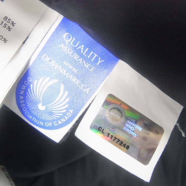 実際に弊社で買取させて頂いたCANADA GOOSE×EDIFICE/カナダグース×エディフィス 別注 CRESTON/クレストン ダウンジャケット 68F8490/Lの画像 5枚目