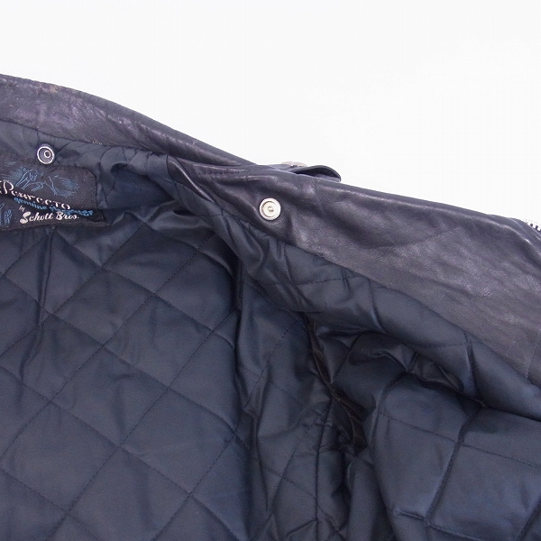 実際に弊社で買取させて頂いたSchottBros/ショットブロス PERFECTO 60年代 サボテンタグ ヴィンテージ ライダース/38の画像 4枚目