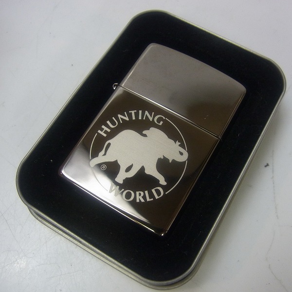 実際に弊社で買取させて頂いたZIPPO/ジッポー HUNTING WORLD/ハンティングワールド 03年製 