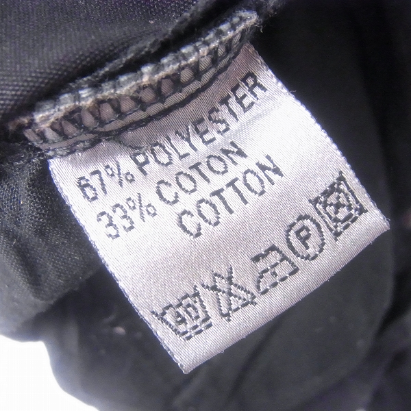 実際に弊社で買取させて頂いたChristian Dior/クリスチャンディオール  ストレートパンツ ブラック /33の画像 4枚目