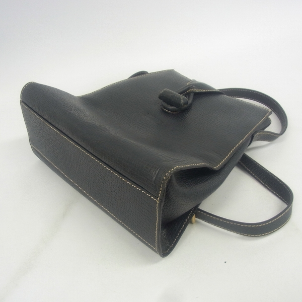 実際に弊社で買取させて頂いたLOEWE/ ロエベ レザーショルダーバッグ ネイビー系の画像 2枚目