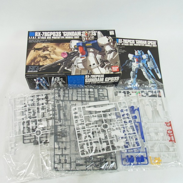 実際に弊社で買取させて頂いたBANDAI 機動戦士ガンダム 78NT-1/MS-07B-3グフカスタム/MS-18Eケンプファー 1/144 ガンプラ 3点セットの画像 2枚目