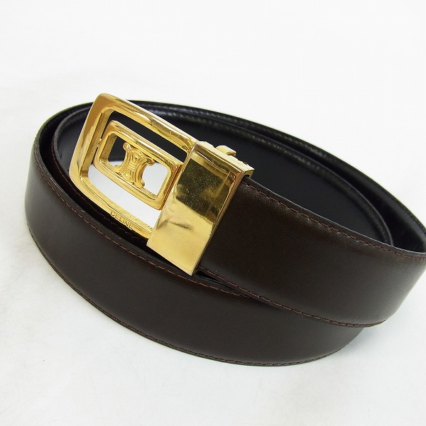 実際に弊社で買取させて頂いたCELINE/セリーヌ メンズ レザー ベルト
