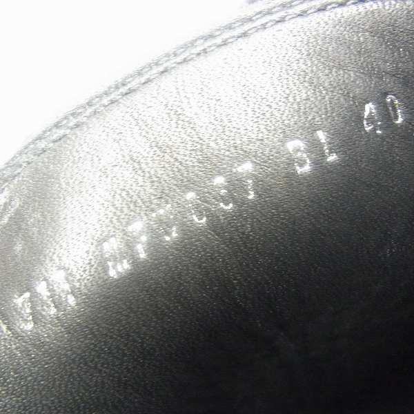 実際に弊社で買取させて頂いたMoonage Devilment×nil admirari/ムーンエイジデビルメント×ニルアドミラリ レザーレースアップブーツ /MFW-0067/40の画像 5枚目