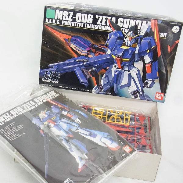 実際に弊社で買取させて頂いた【未組立】BANDAI 機動戦士ガンダム MSZ-006ゼータ/MSA-005メタス/RMS-106ハイザック 1/144 ガンプラ 3点セットの画像 5枚目