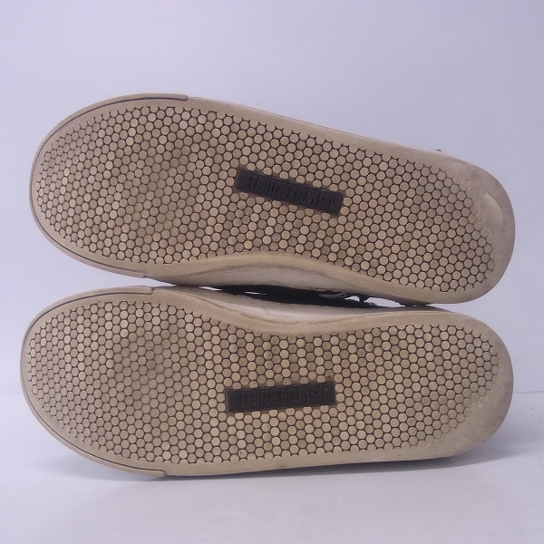 実際に弊社で買取させて頂いたDIET BUTCHER SLIM SKIN/ダイエットブッチャー スリムスキン ラバースタッズハイカットスニーカー 41の画像 2枚目