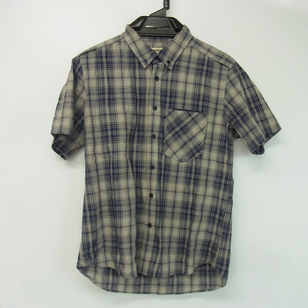 実際に弊社で買取させて頂いたFACTOTUM/ファクトタム チェック 半袖コットンシャツ/46