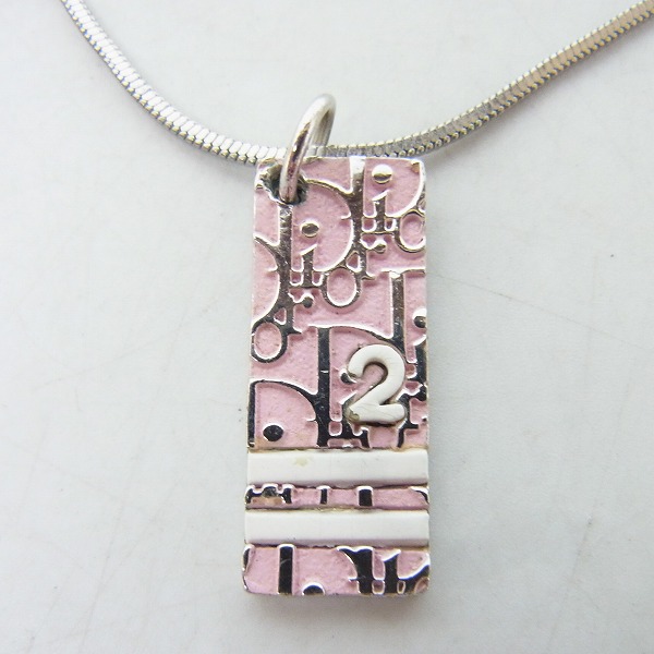 実際に弊社で買取させて頂いたChristian Dior/ディオール トロッタープレートネックレス/ペンダントの画像 1枚目