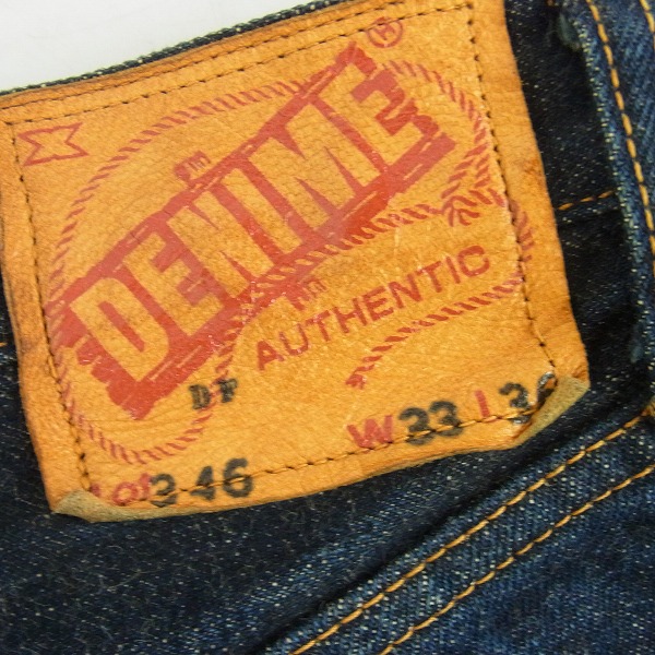 実際に弊社で買取させて頂いたDENIME/ドゥニーム LOT.346 ジーンズ/デニムパンツ ボタンフライ仕様/W33の画像 3枚目