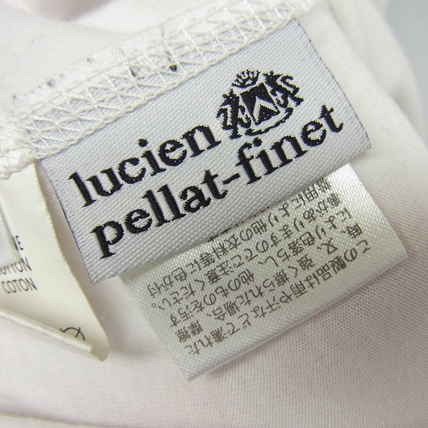 実際に弊社で買取させて頂いたLUCIEN PELLAT-FINET/ルシアンペラフィネ スカル Tシャツ/カットソー Lの画像 2枚目