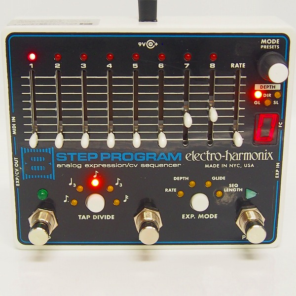 実際に弊社で買取させて頂いた【動作確認済】electro harmonix//エレクトロハーモニクス 8 Step Program エクスプレッション/シーケンサーの画像 1枚目