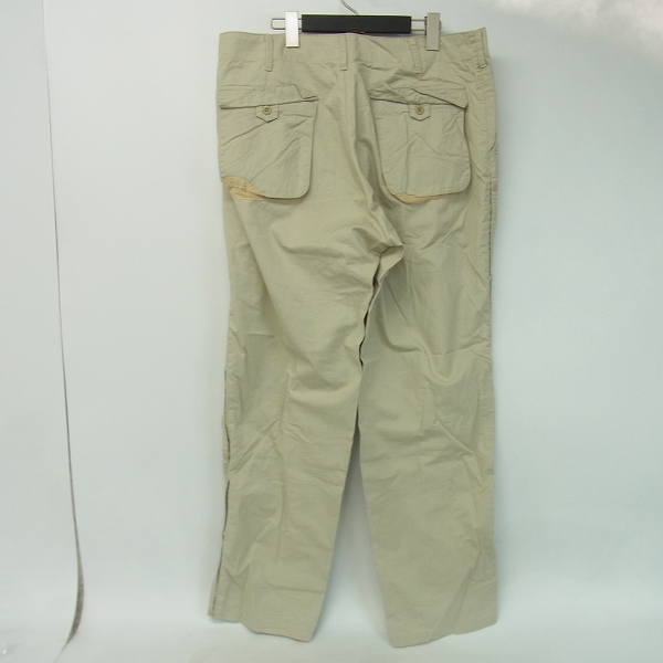 実際に弊社で買取させて頂いたGOODENOUGH/GDEH/グッドイナフ コットン テーパードパンツ ベージュ/XLの画像 1枚目