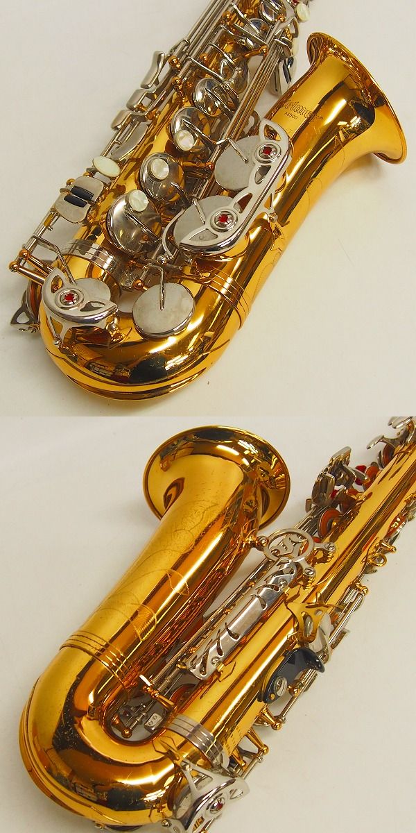 実際に弊社で買取させて頂いた★SELMER/セルマー AS500 アルトサックス 彫刻有り ケース付の画像 3枚目