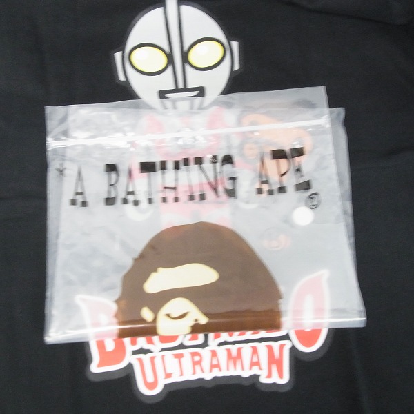 実際に弊社で買取させて頂いたA BATHING APE×ULTRAMAN/エイプ×ウルトラマン MILO/マイロ コラボTシャツ/Lの画像 5枚目