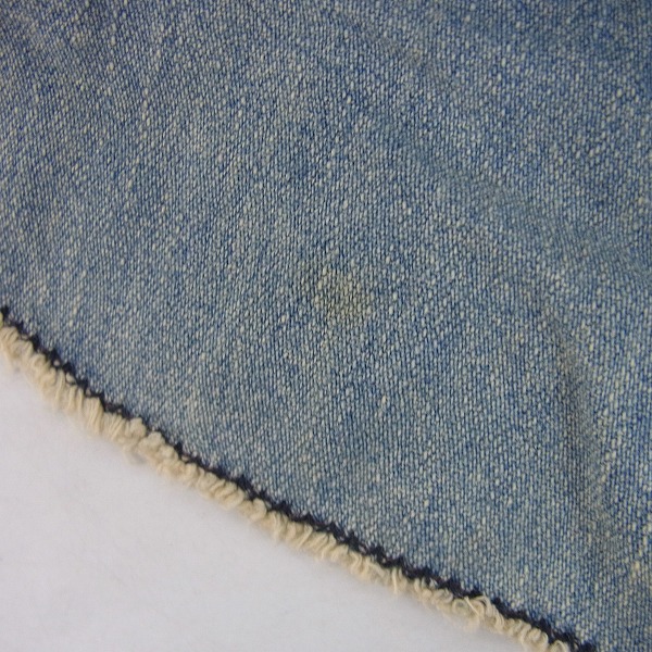 実際に弊社で買取させて頂いたBLUE BLUE/ブルーブルー ダメージ加工 デニム ウエスタンジャケット/2の画像 7枚目