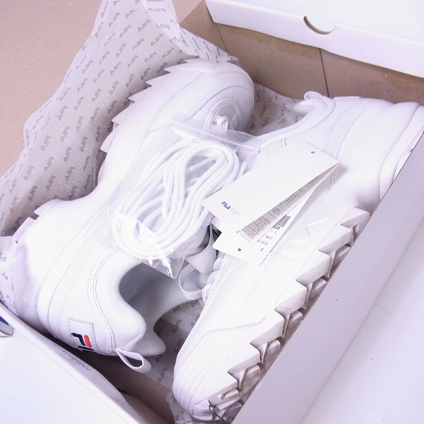 実際に弊社で買取させて頂いたFILA/フィラ DISRUPTOR 2/ディスラプター2 スニーカー FS1HTA1071X/28の画像 6枚目