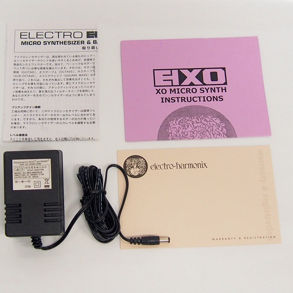 実際に弊社で買取させて頂いた【動作確認済】ELECTRO-HARMONIX/エレクトロハーモニックス Micro Synth マイクロシンセ エフェクターの画像 6枚目