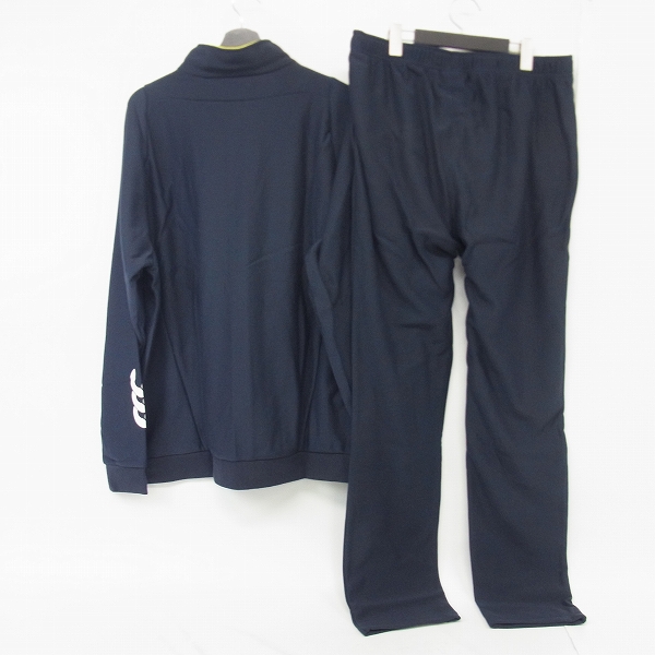 実際に弊社で買取させて頂いた【未使用】CANTERBURY/カンタベリー トレーニングスウェット ジャケット パンツ ネイビー 4L 2点セットの画像 1枚目